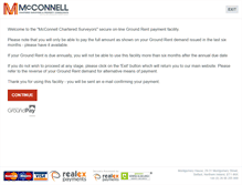 Tablet Screenshot of mcconnellgroundrent.com